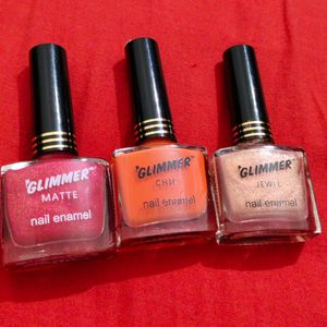 🆕Combo Set Pack Of 3 Nail Polish 💅🏻