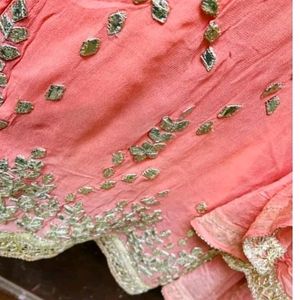 Pure Georgette Gotapatti Suit