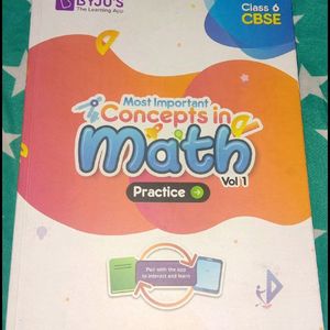 Brand New bjyu's Class 6 CBSE Math Workbooks