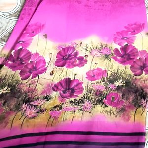 Light Weight Pretty Pink Saree