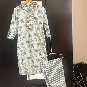 A Line Salwar With Kurta