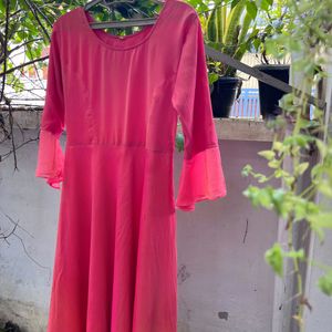 A Line Pleated Kurta