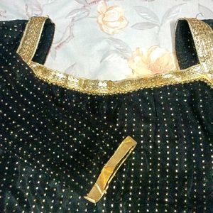 Party Wear Kurta And Sharara Set With Dupatta