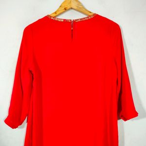 Red Casual Top (Women's)