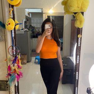 Orange Crop Top