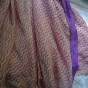 Peach Purple Frock