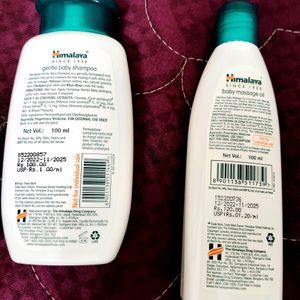 📌Combo- Himalaya Baby Massage Oil And Shampoo