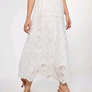 Savana White Skirt