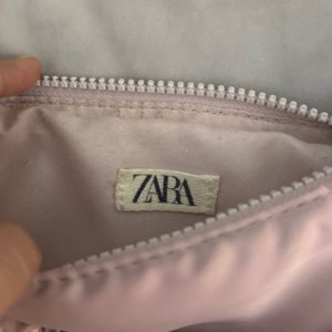 Zara Satin Shoulder And Sling Bag