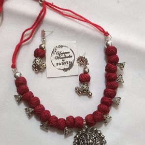 Maroon Necklace