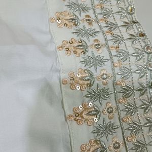 INDO ERA EthnicEmbroidered Kurta With Trousers Dup