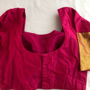 Rose Pink Back Open Blouse(Women’s)