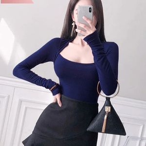 Dark Blue Fitted Top