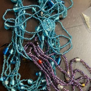 Vintage Boho Beaded Necklaces - 3