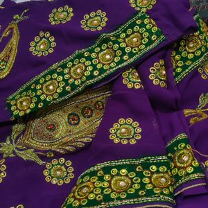 Havy Work partbwear Saree