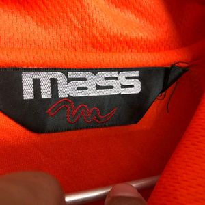 Mass Orange Polo Neck T Shirt