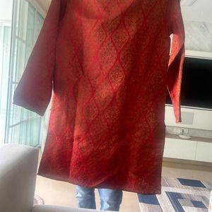 Red Kurta pyjama