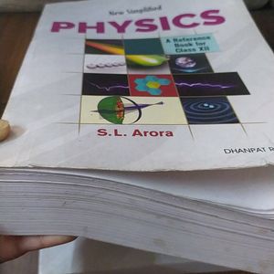 SL ARORA PHYSICS BOOKS VOLUME 1 AND 2 CLASS