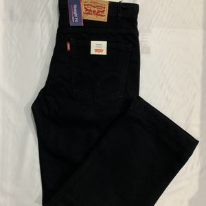 Black Straight Fit Jean