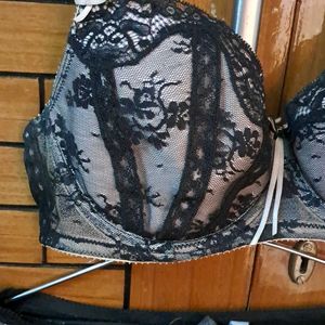 Combo Of Four Imported Fabric Bra N Panty