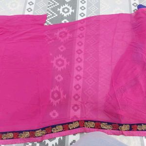 Ethnic Rose Saree