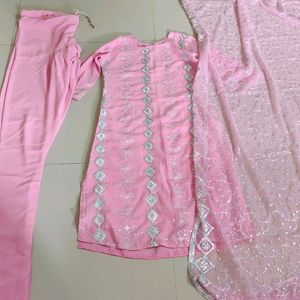 🧁🧁Pink Kurtha Set