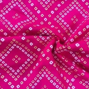 Pink Dress Material 2.5meters Rayon