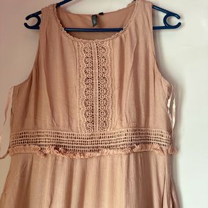 Baby pink Boho Dress