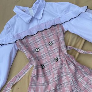 Korean Plaids Dress