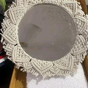 Hanging Wall Round Mirror