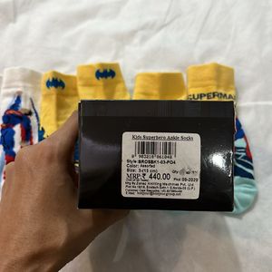 Superhero Theme Bonjour Socks