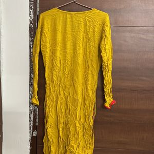 Mustard Kurta