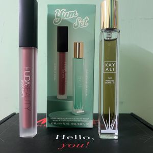 Kayali Perfume & Huda Beauty Full Size Lipstick