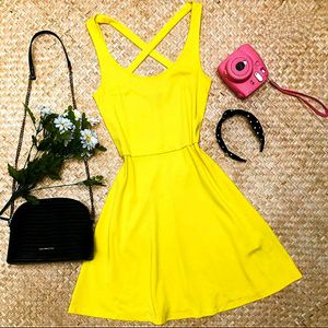 H&M Bright Yellow Dress