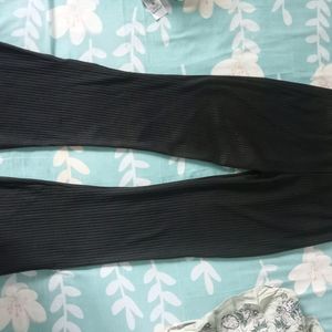 Black Flare Stretchable Pant