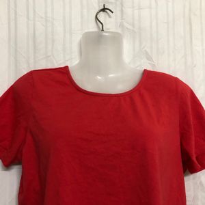 Edition Red Short Sleeve Top