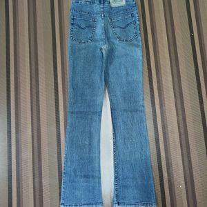 X-100 Size-30 Bootcut Women Denim Jeans