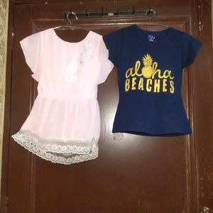 Buy Kids Girls Top Get Kurta Free