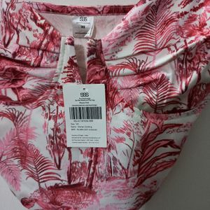 Landscape Printing Hem Crop Top (Fixed Price) @349