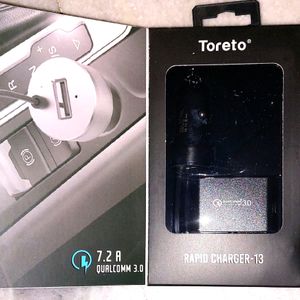 Toreto Rapid Charger 13-410, Qualcomm Certified 3