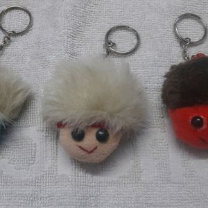 Combo Of 3 Cute & Funky Keychains