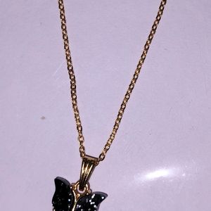 Elegant Chain With Butterfly Pendant