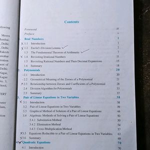 Class 10 Mathematics Or Math Book