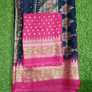 Beautiful Foil Print Saree Trending Sareesin Onlin