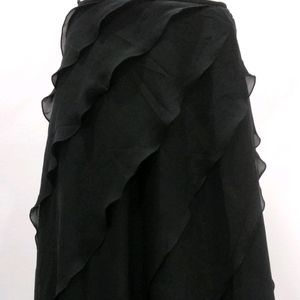 Korean Vintage Ruffle Skirt