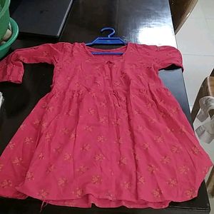 Floral Embroidered Kurti