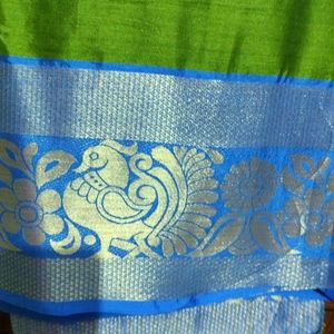 Mehnadi Colour Cotton Silk Saree