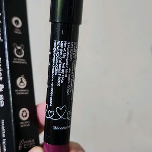 Plum Twist & Go Airbrushed Finish Matte Crayon Lip