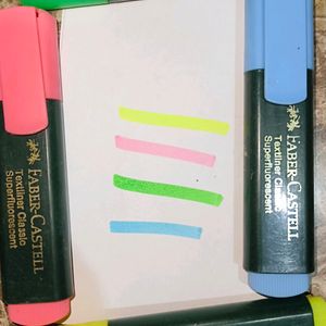 New Set Of 4 Highlighters For Students Very Cheap