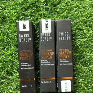 Swiss Beauty Mattifying Makeup Primer Pack Of 3